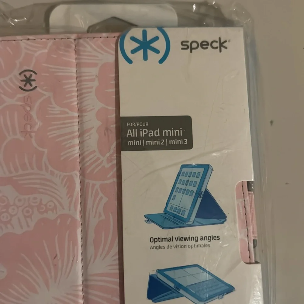 Speck Stylefolio Apple iPad Mini 1 2 3 Case Cover Tablet Teal Blue Floral Stand